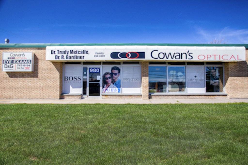 Storefront of Cowan's Optical