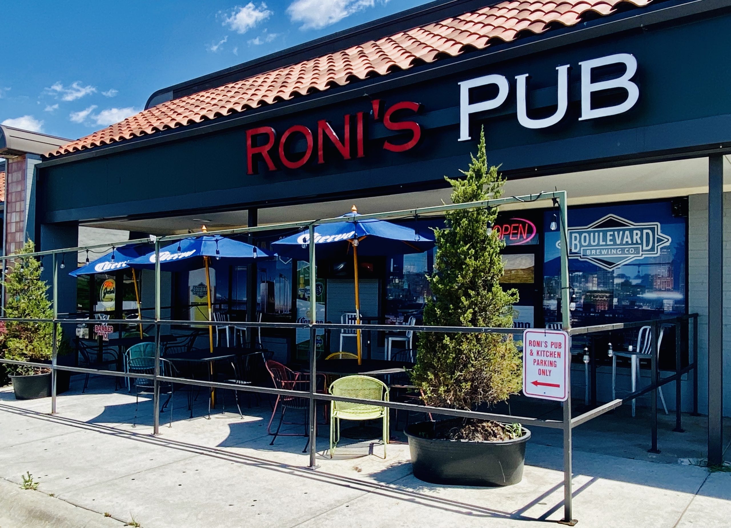 Outside View of Roni's Pub + Kitchen