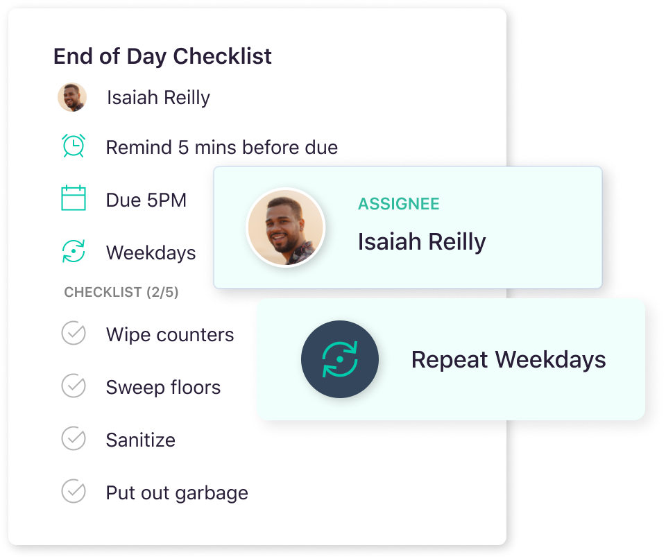 Create checklists in seconds