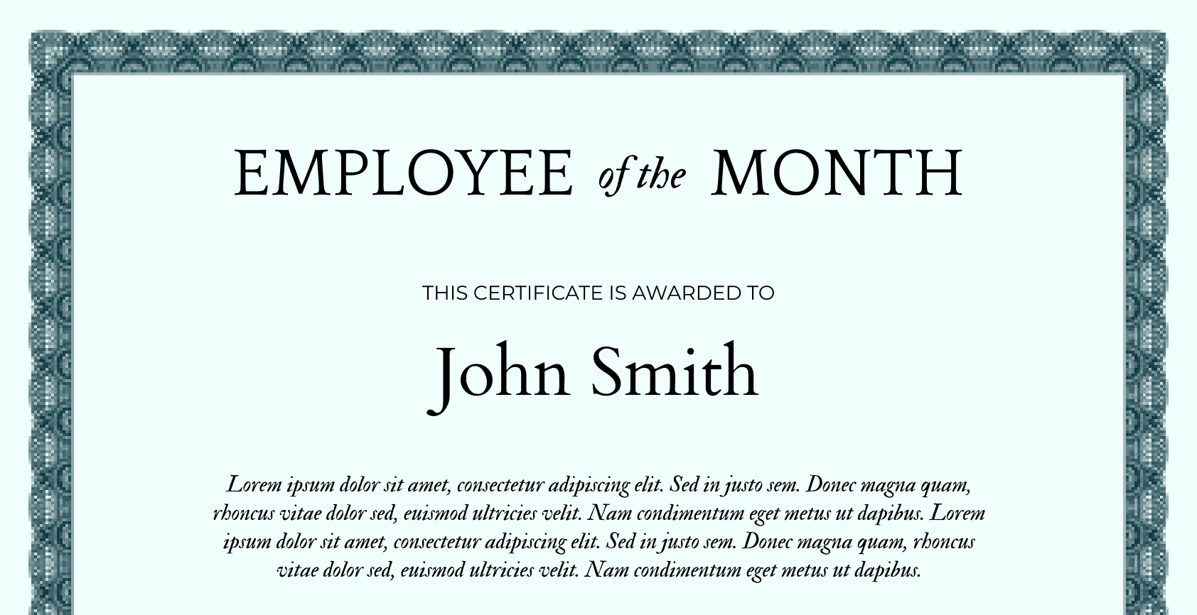 Free Employee Of The Month Certificate Generator By Coast Free Employee Of The Month Certificate Generator By Coast