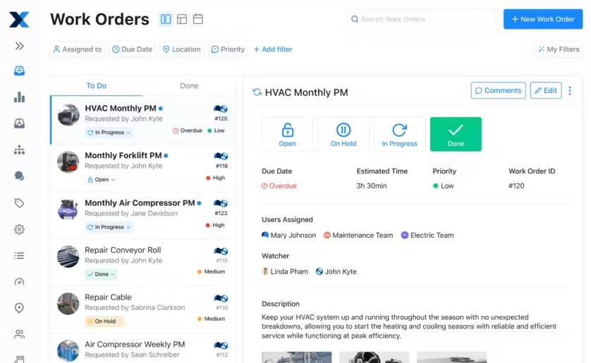 Maintainx work order