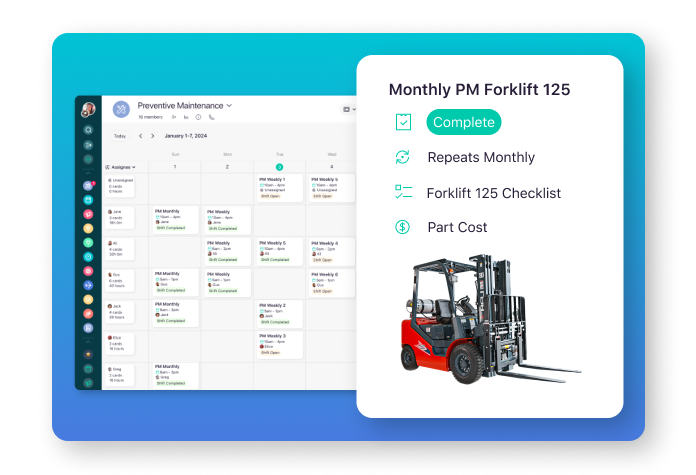 Asset management PM schedule