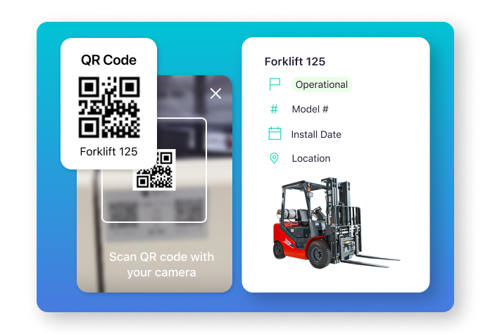 QR code asset management