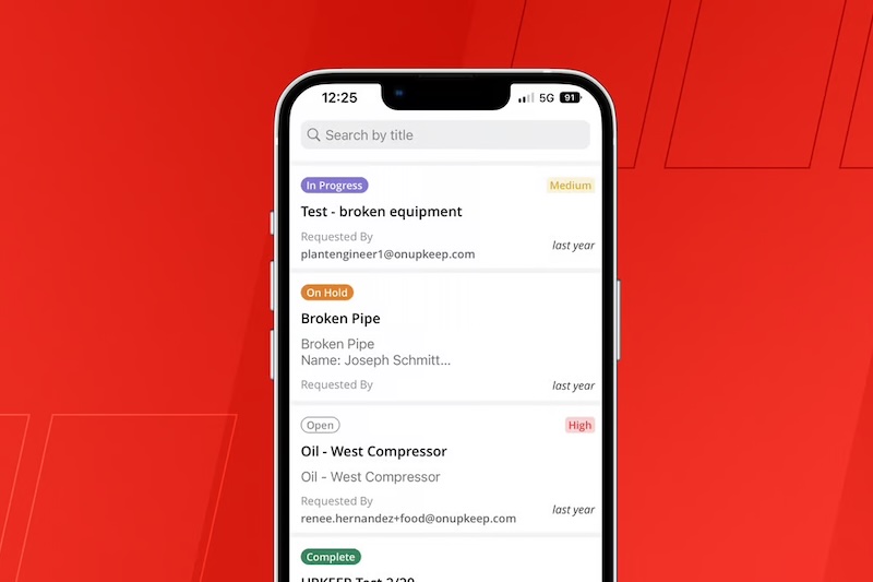 Upkeep mobile work order app