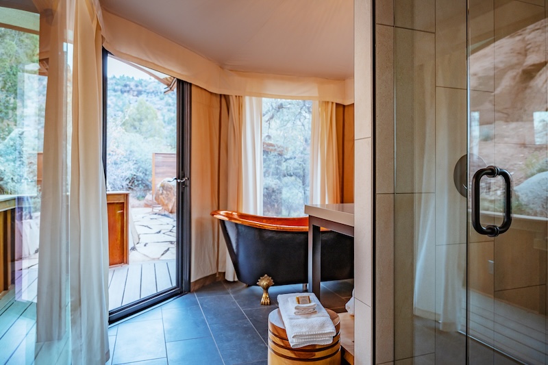 Open sky zion bathroom