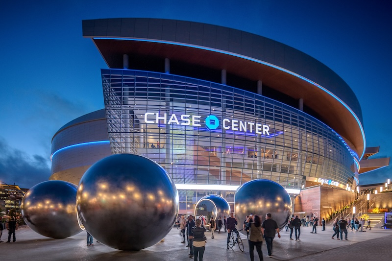 Chase center built by top construction companies