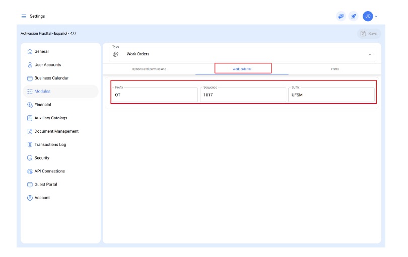 Fracttal work orders