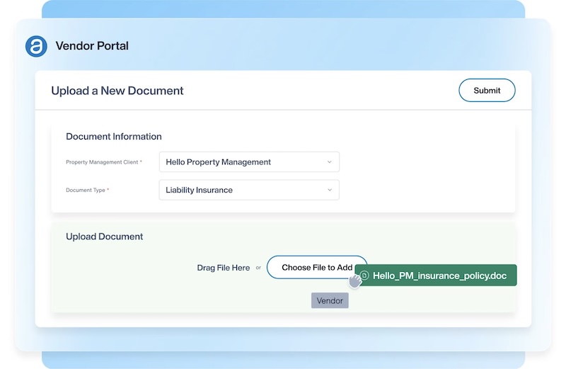 Appfolio vendor portal