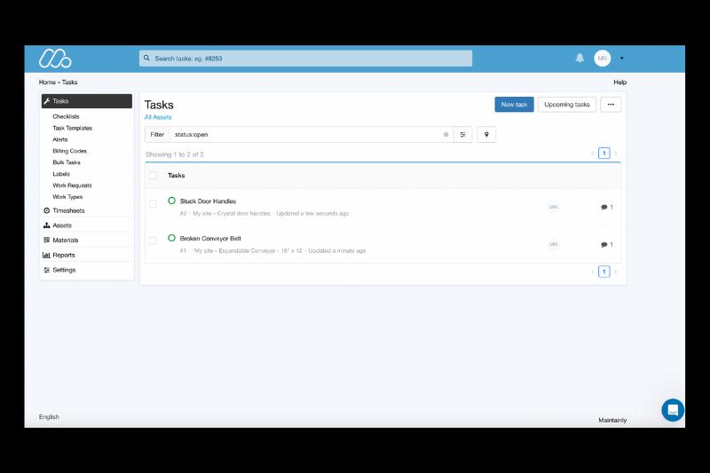 Ease of use maintainly