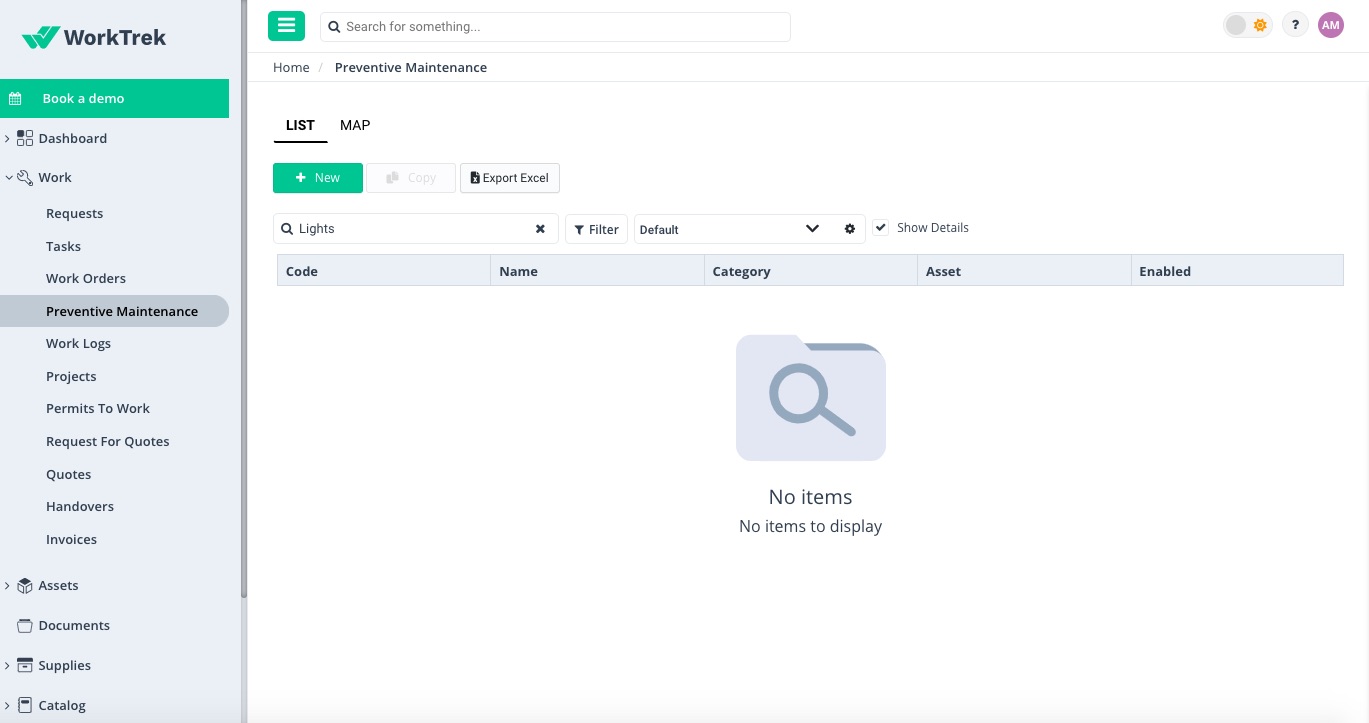 Preventive maintenance