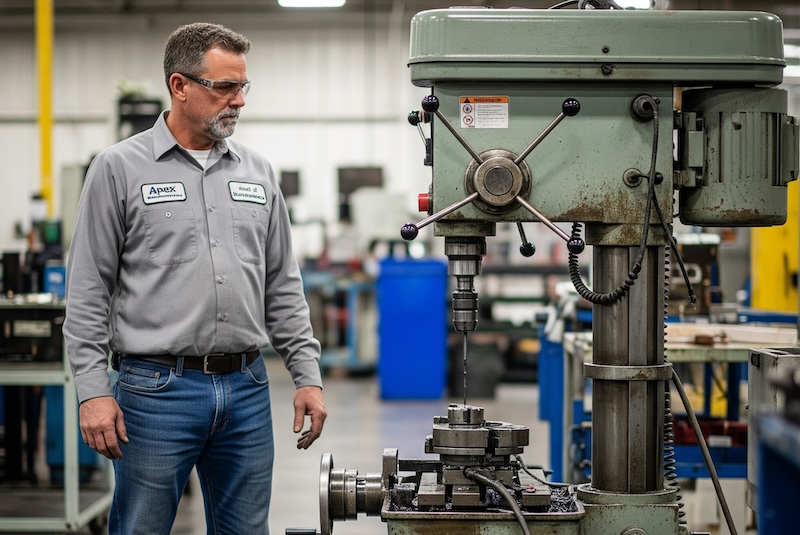 Worker considering asset replacement