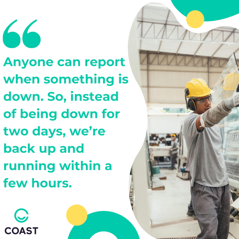Coast reporting quote