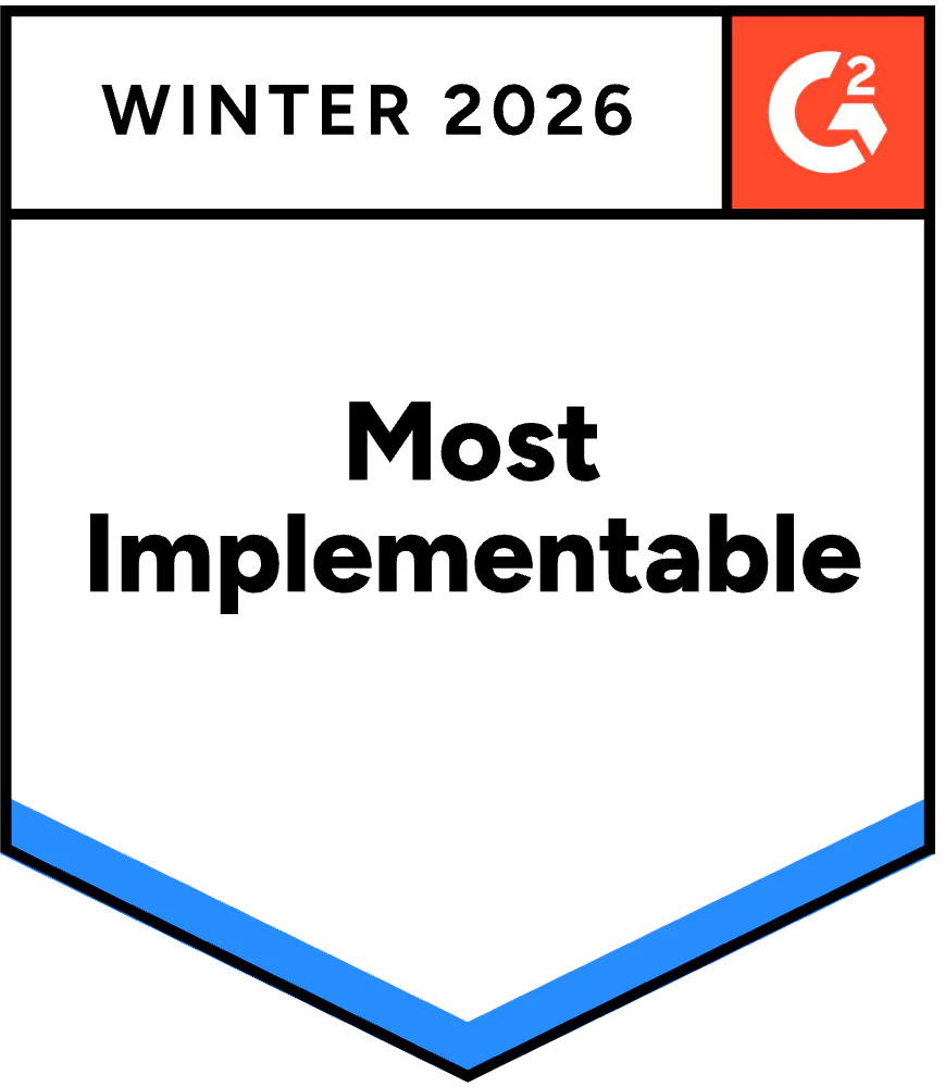 G2 most implementable badge