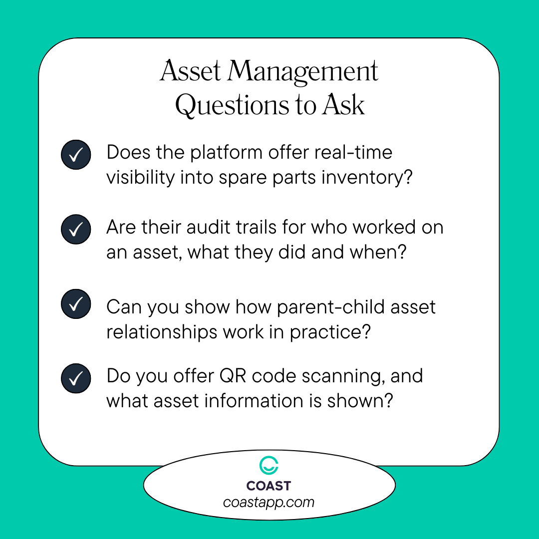 Asset cmms demo questions