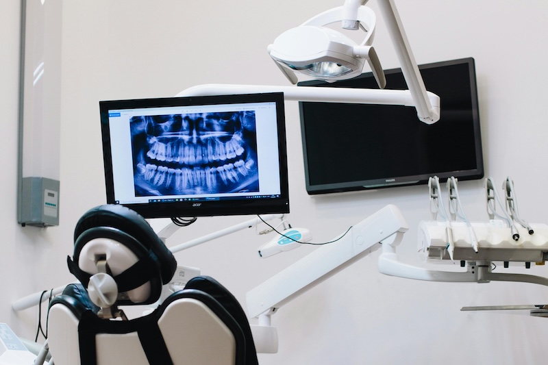 X-ray machine in healthcare setting