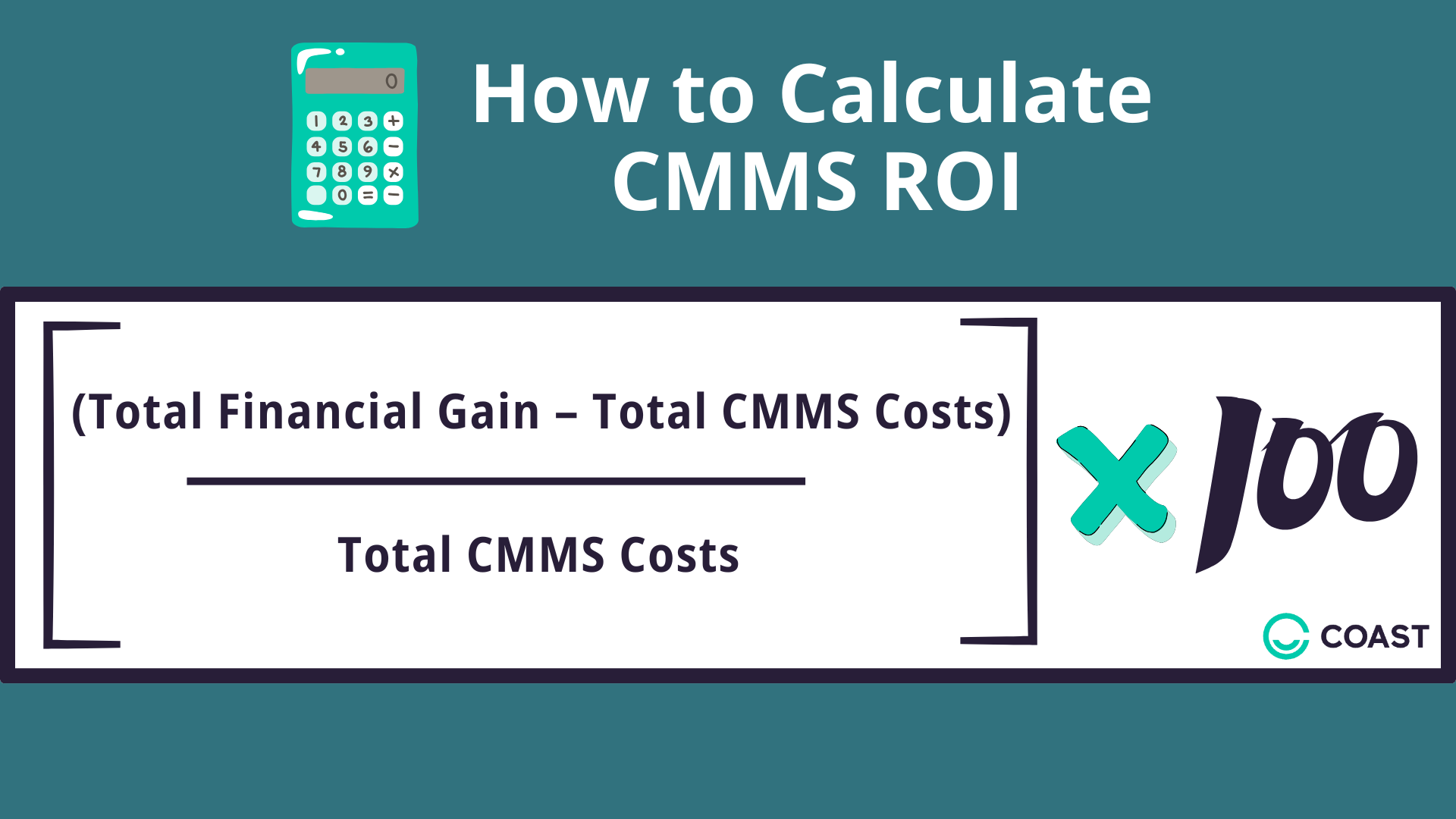 CMMS ROI calculator