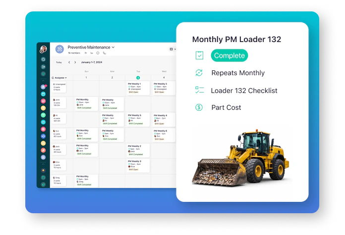 Waste management preventive maintenance