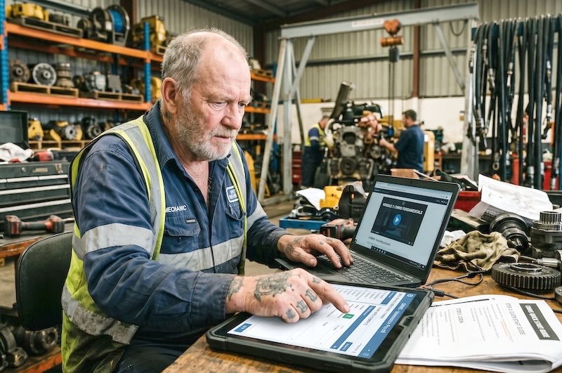 Tech learning digital work order